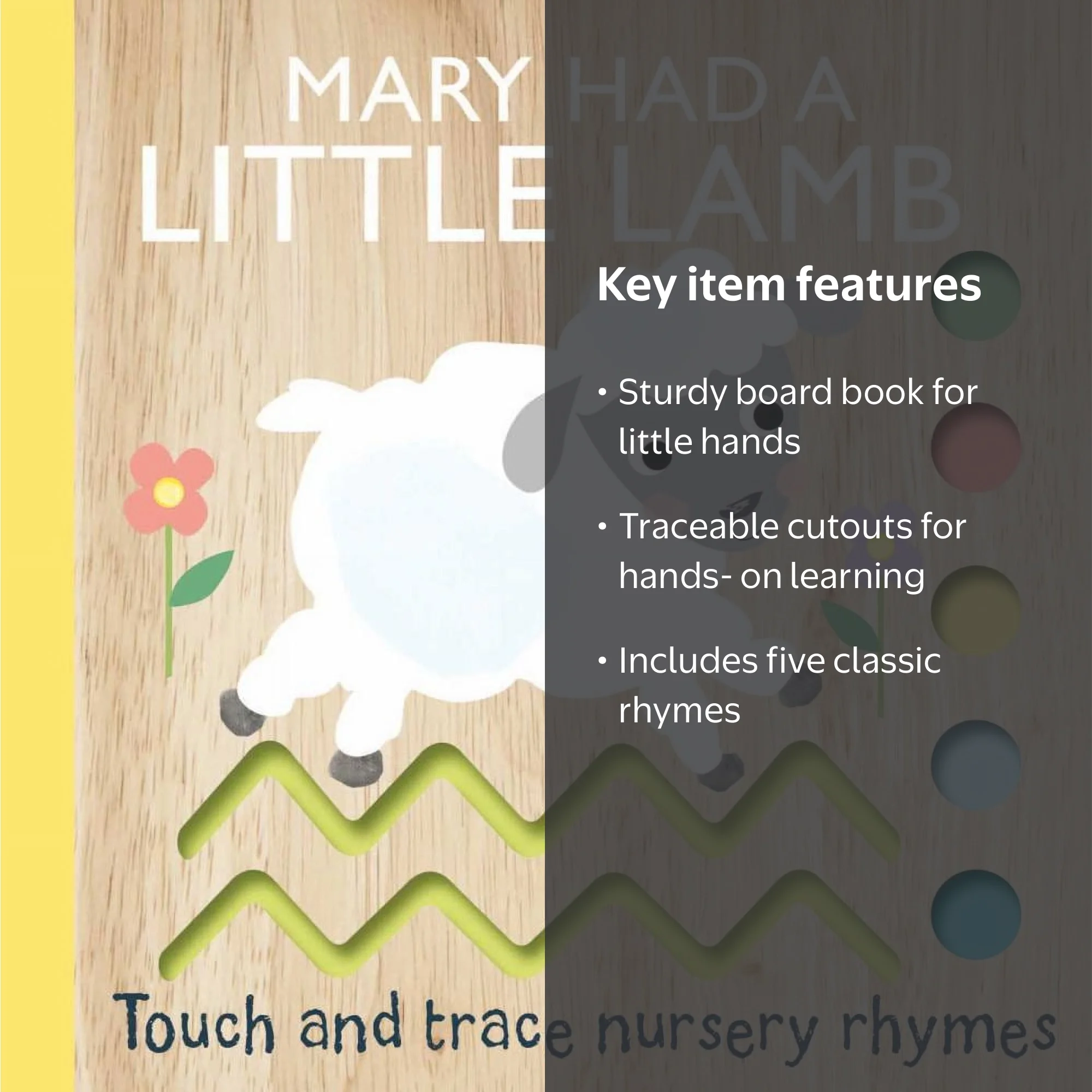 Touch and Trace Nursery Rhymes: Mary Had a Little Lamb (Board Book