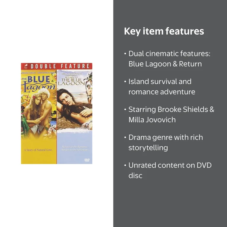 The Blue Lagoon / Return to the Blue Lagoon (DVD) - Walmart.com