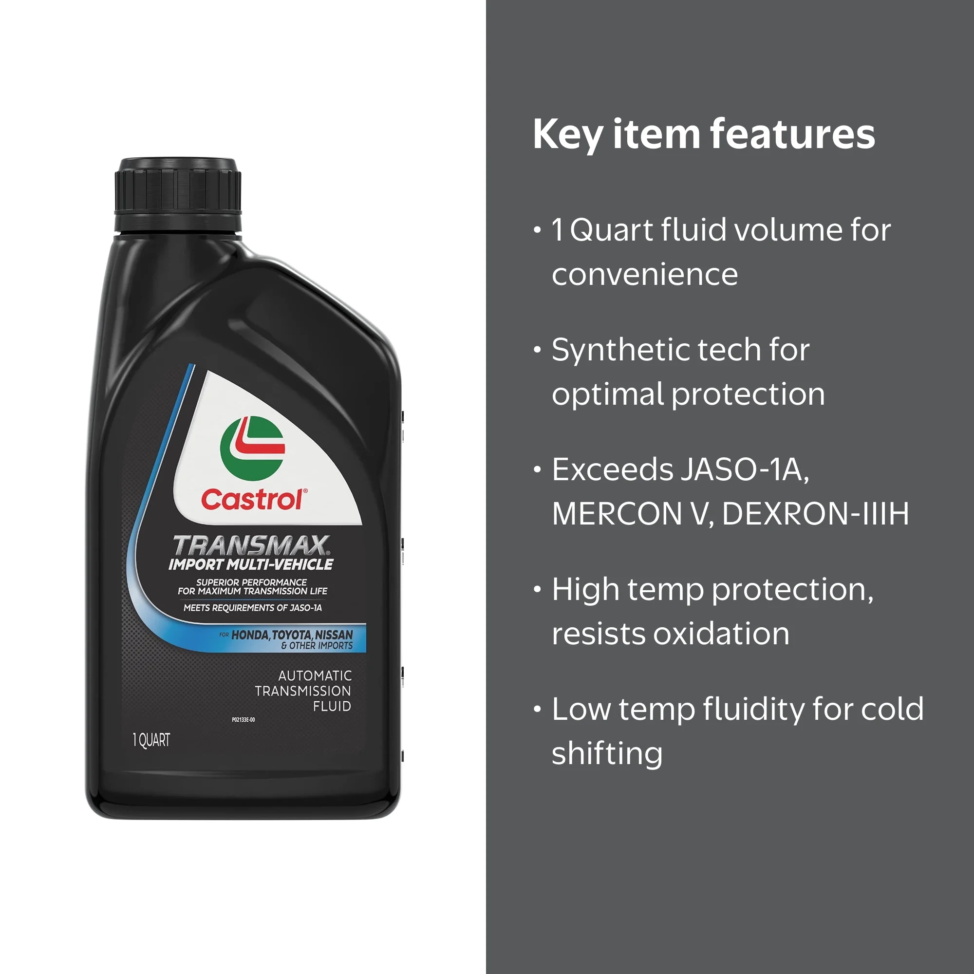 Castrol Transmax Import Multi-Vehicle Synthetic Automatic