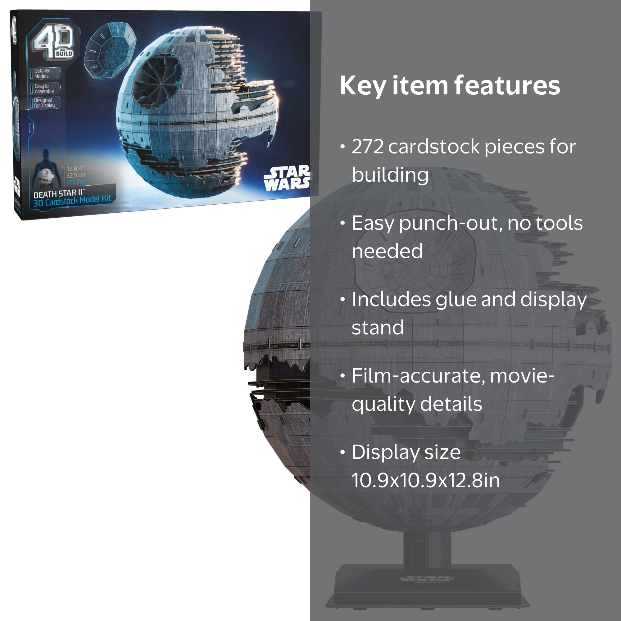 Death Star II グラフィックアート 6枚まとめ売り新品未使用 4D Build Star Wars Death Star II Deluxe Model Kit for Adults