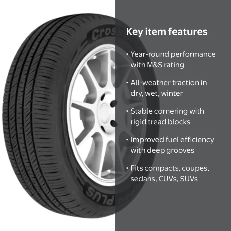 Crosswind HP010 225/45R19 96W XL Tire for Compacts, Coupes, Sedans
