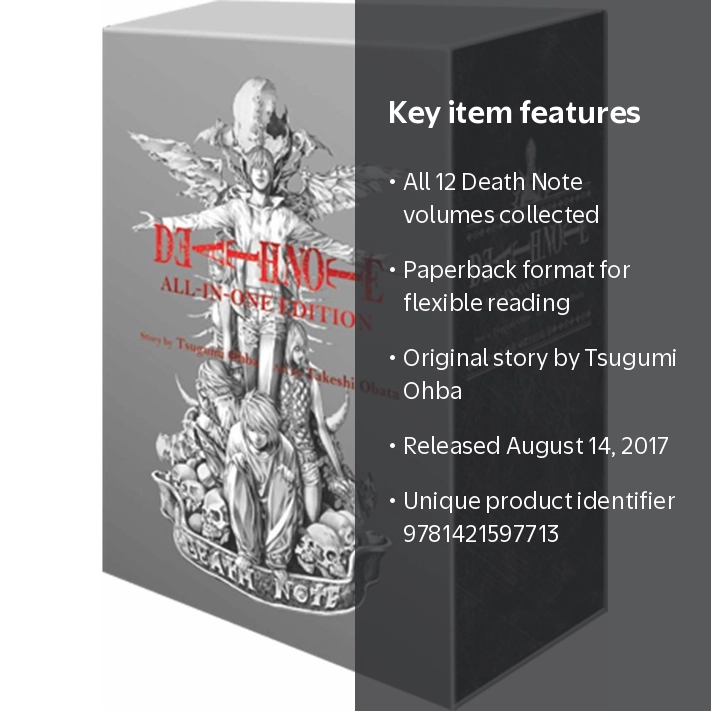 Tsugumi Ohba, Death Note, All-In-One Edition, Paperback - Walmart.com