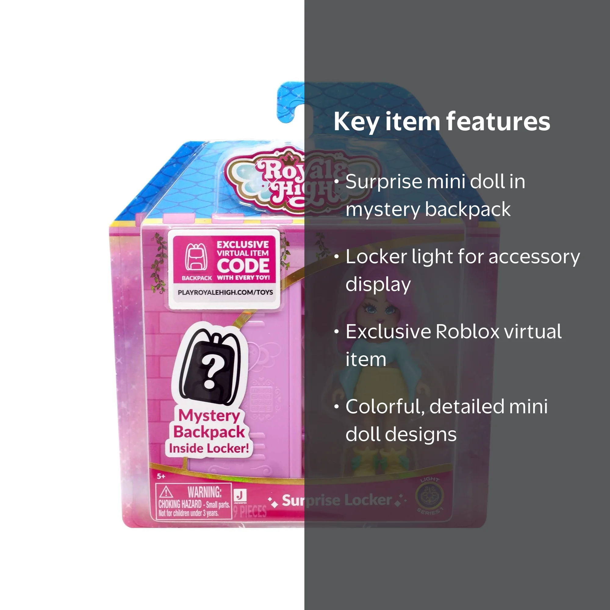 Royale High Surprise Locker Light Mini Doll (Mystery Backpack