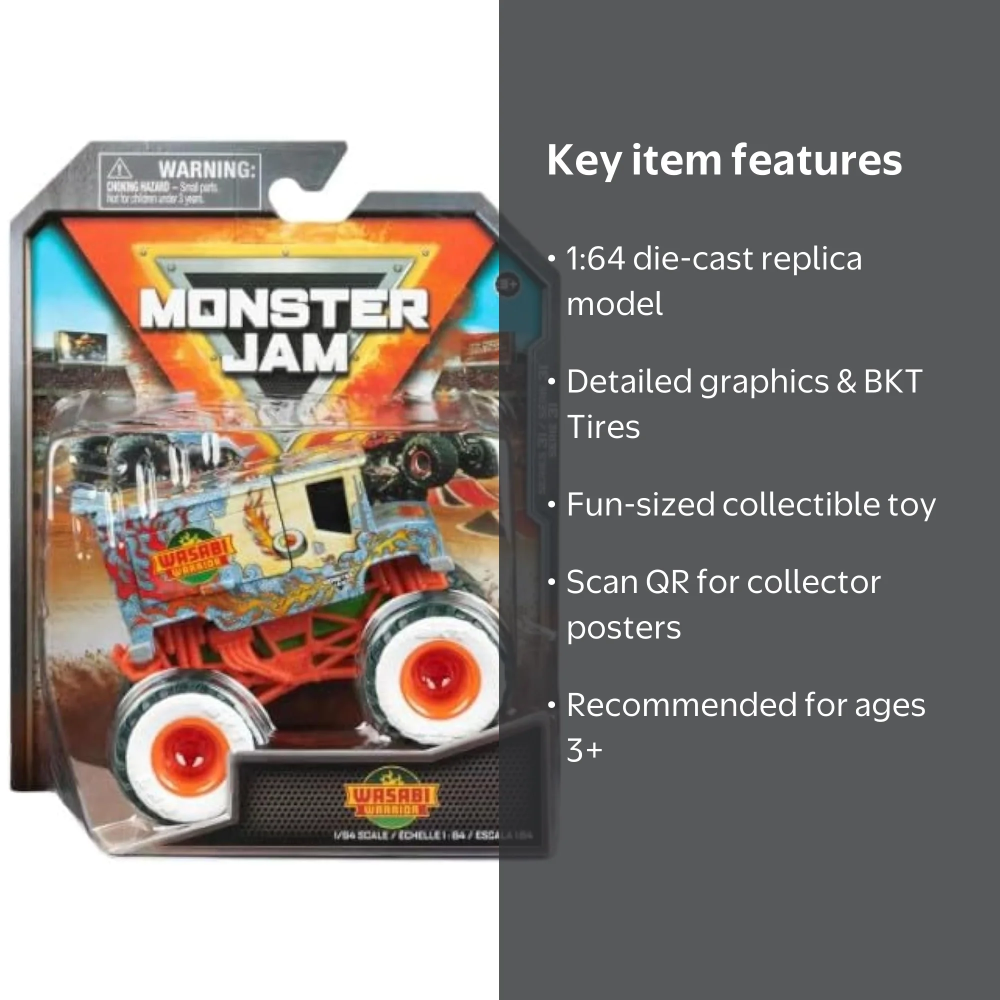 Monster Jam 2023 Spin Master 1:64 Diecast Truck Series 31 Monster