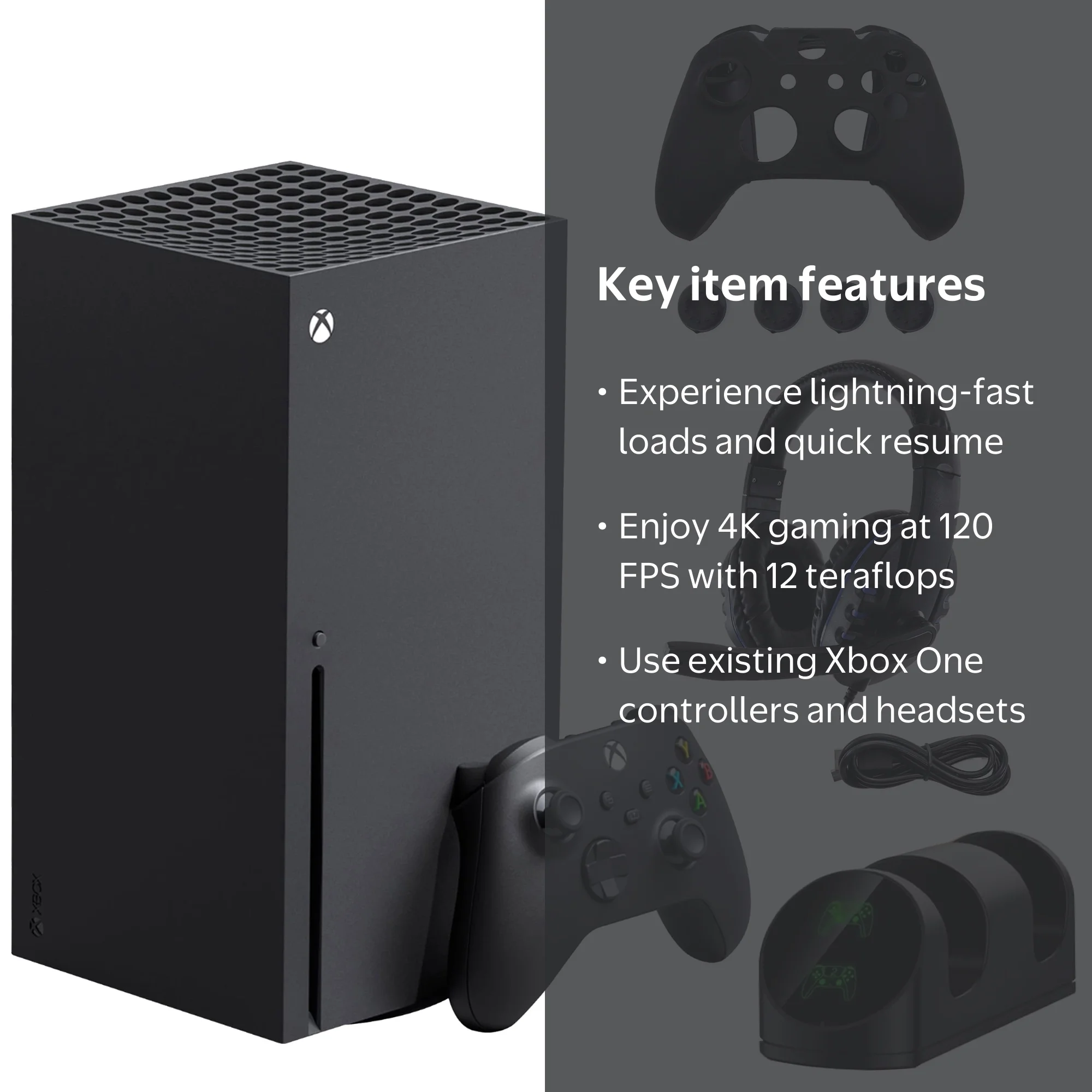 Microsoft Next-Gen Xbox Series X Console with Accessories Kit