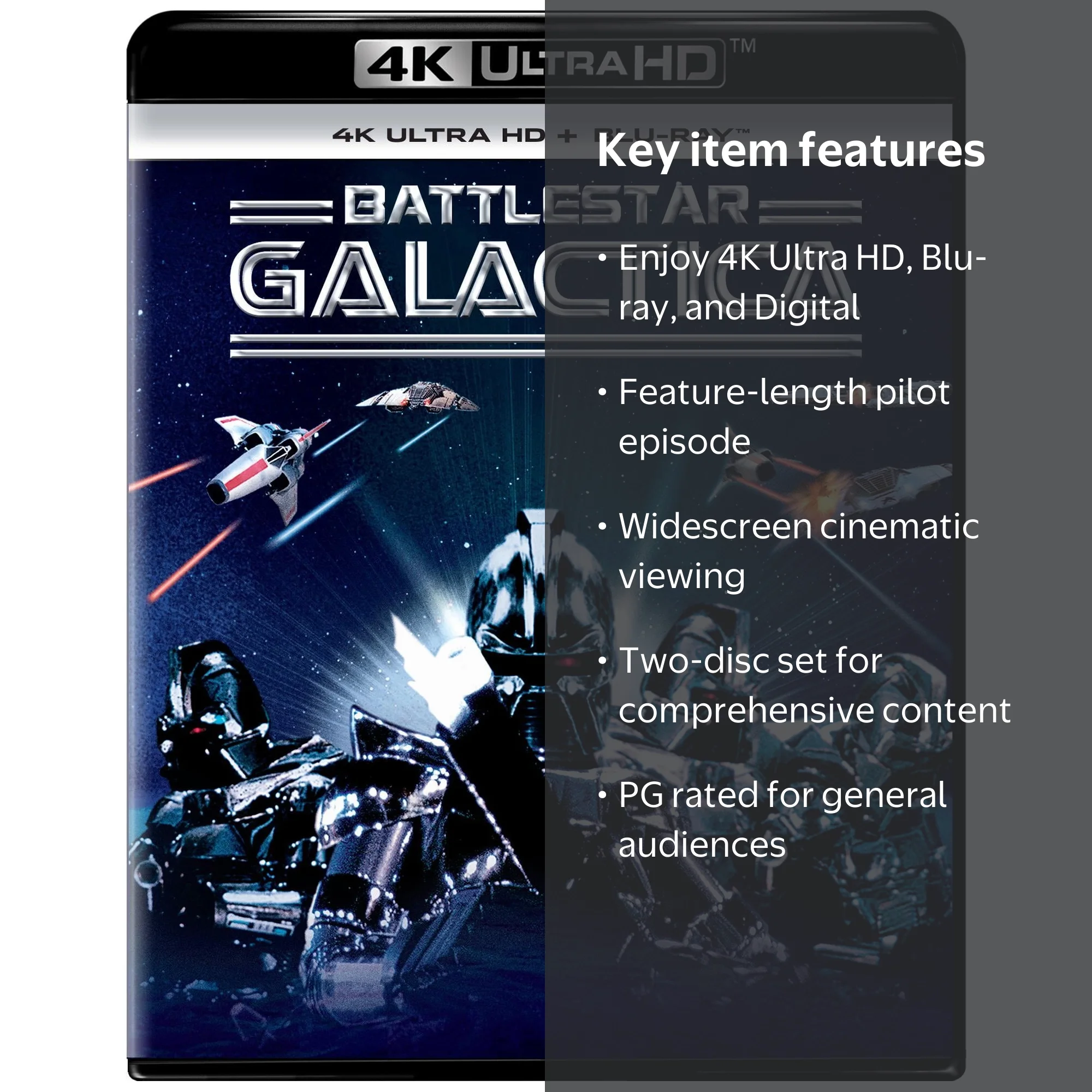 Battlestar Galactica 4K Ultra HD + Blu-ray + Digital Copy, Pilot