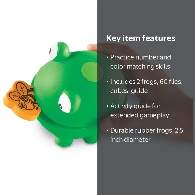 Learning Resources Froggy Feeding Fun Activity Set, 65 Pieces
