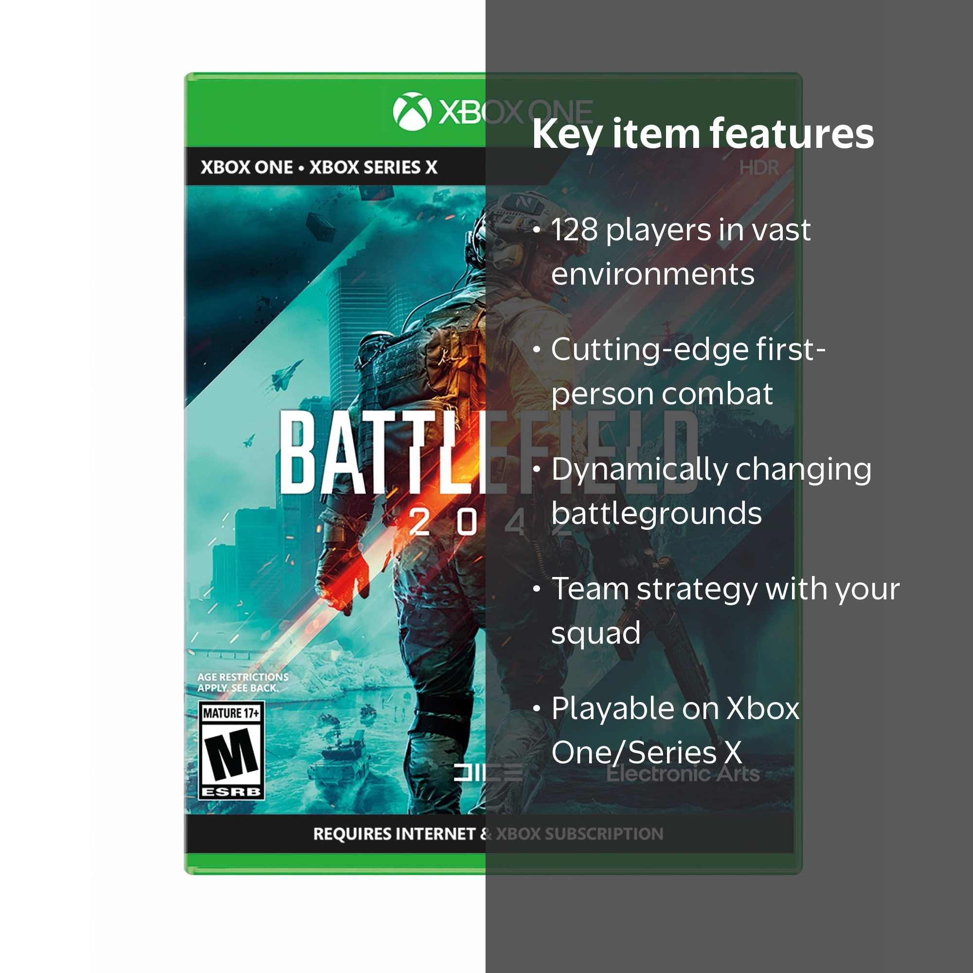 Electronic Arts, Battlefield 2042, Xbox Series X, 128-player mode