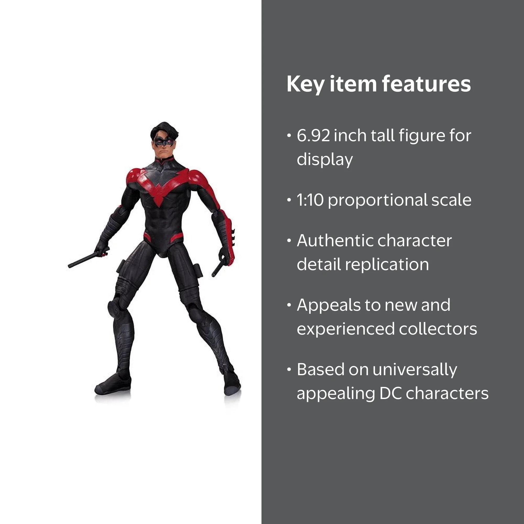 TMP International DC Essentials Nightwing Action Figure, New 52, 7