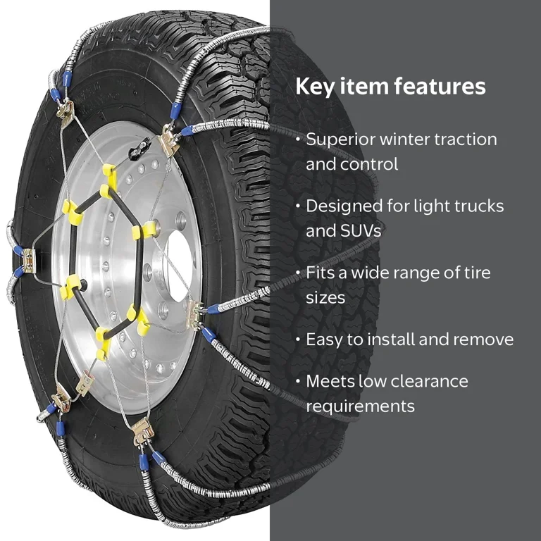 Security Chain Company, Snow Tire Chains, ZT729, Fits Light Truck