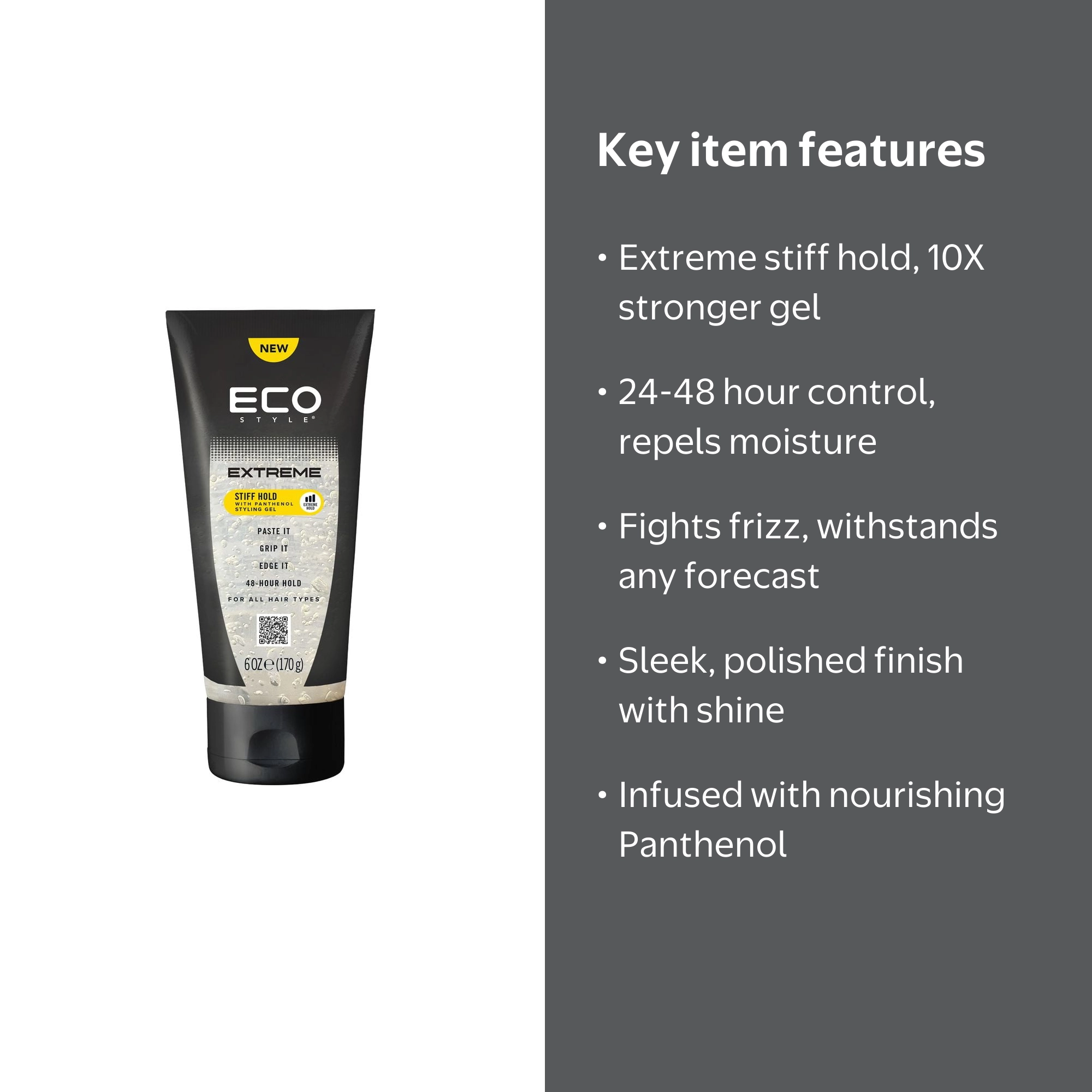 ECO STYLE GEL Extreme Stiff Hold 6 OZ with Panthenol - Walmart.com