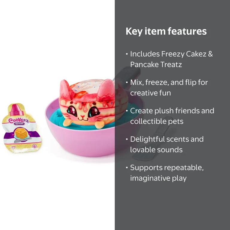 Cookeez Makery Freezy Cakez Fridge & Pancake Treatz Pan, Mix