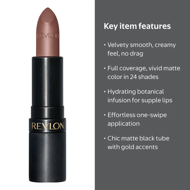 Revlon, Super Lustrous The Luscious Mattes Lipstick, Spiced Cocoa