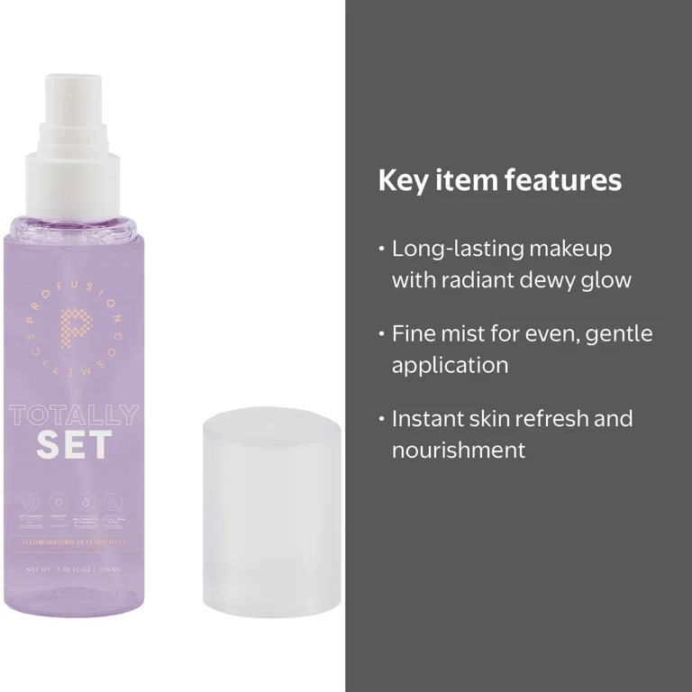 Profusion Cosmetics Totally Set Illuminating Setting Mist