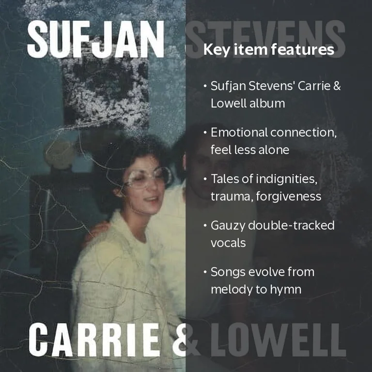 Asthmatic Kitty, Sufjan Stevens - Carrie & Lowell Vinyl, Music