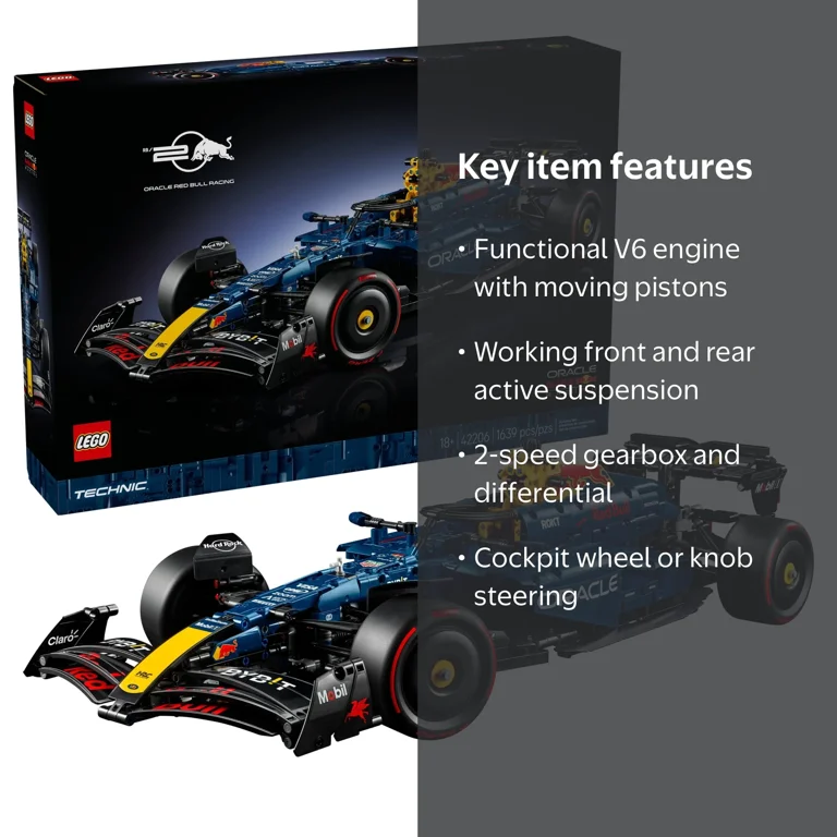LEGO Technic Oracle Red Bull Racing RB20 F1 Race Car Model Kits