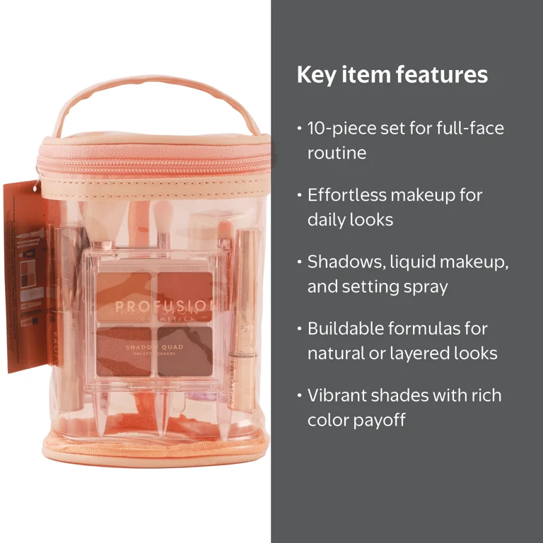 Profusion Cosmetics Artistry Essentials 10 piece Beauty Set