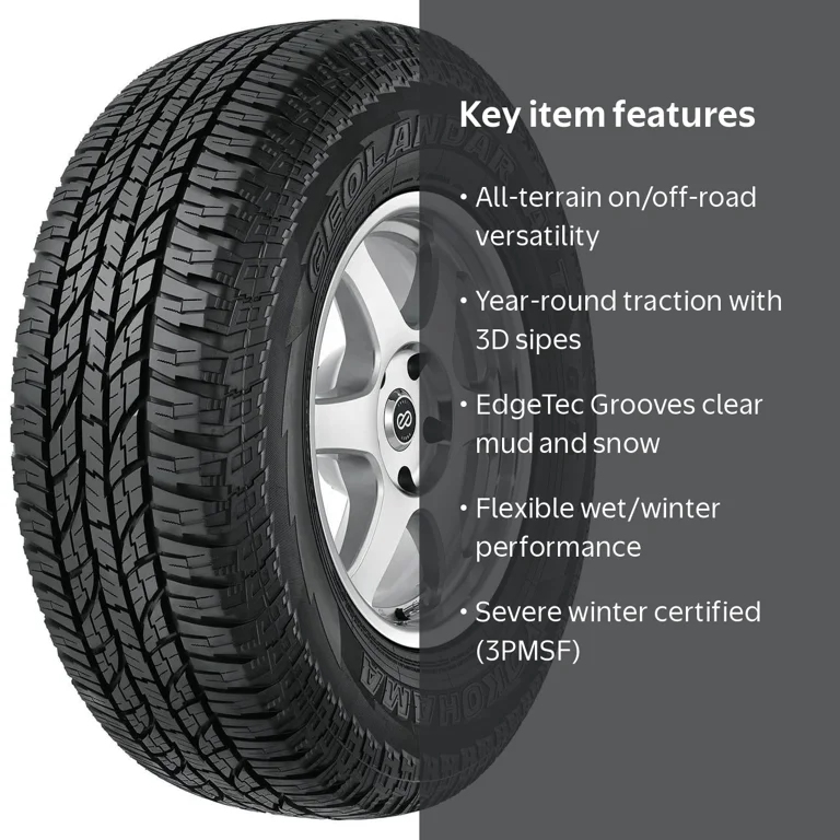 Yokohama Geolandar AT G015 205/70R15 96H All Terrain Light Truck