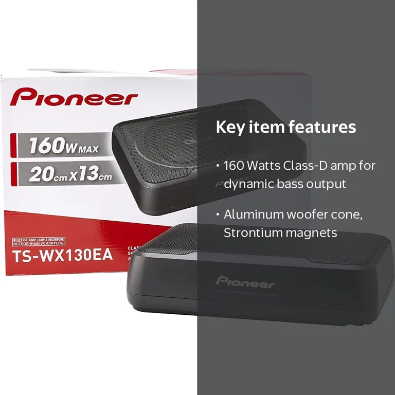 Pioneer Car Audio Subwoofer, TS-WX130EA 8