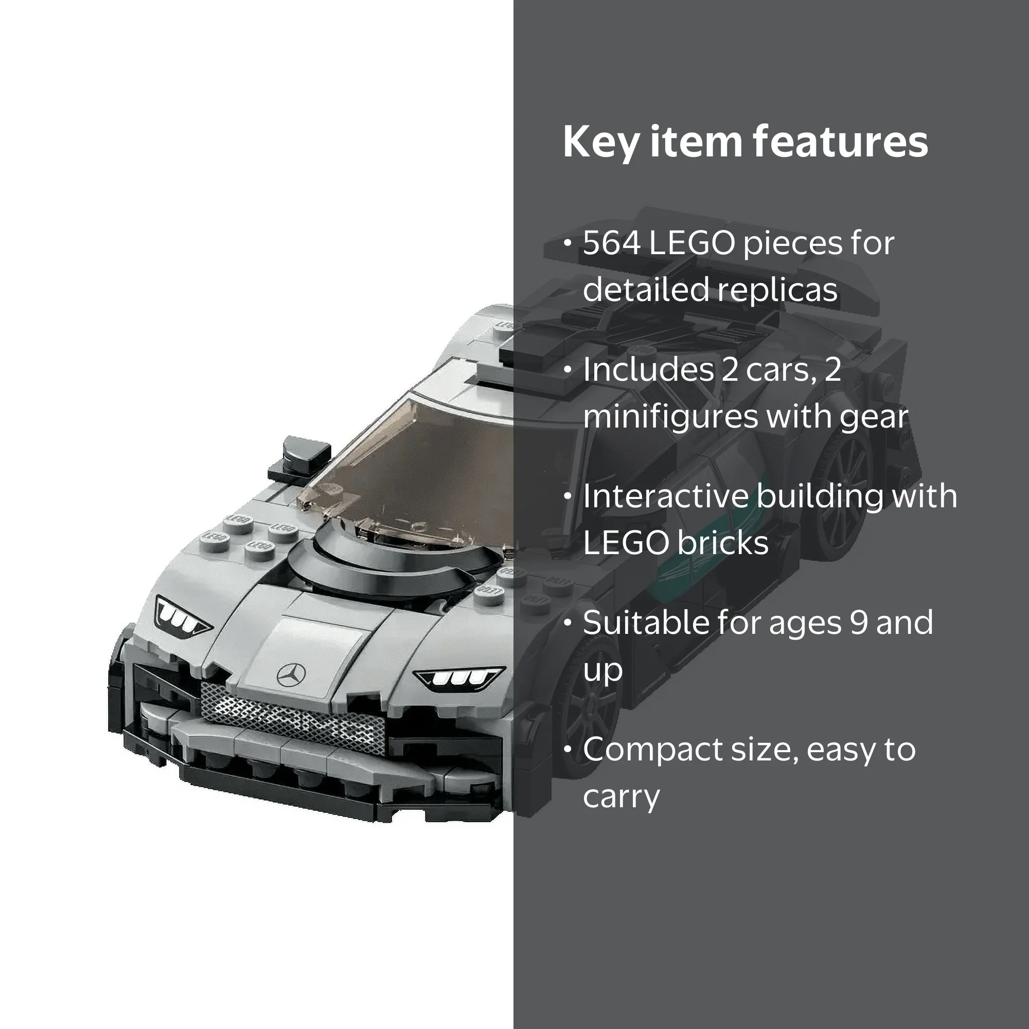 LEGO Speed Champions Mercedes-AMG F1 W12 E & Mercedes-AMG 76909