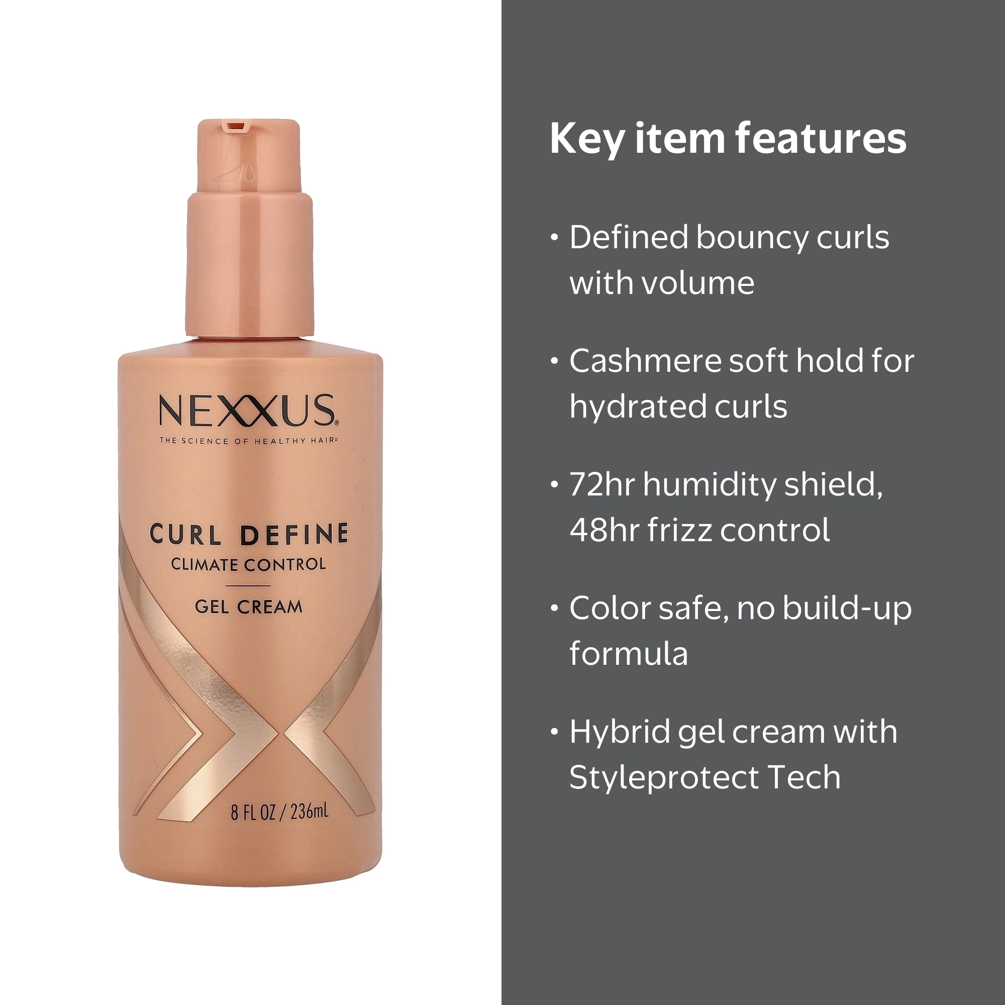 Nexxus Curl Define Climate Control Gel Cream, 8 fl oz (236 ml
