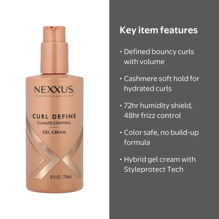 Nexxus Curl Define Climate Control Gel Cream, 8 fl oz (236 ml