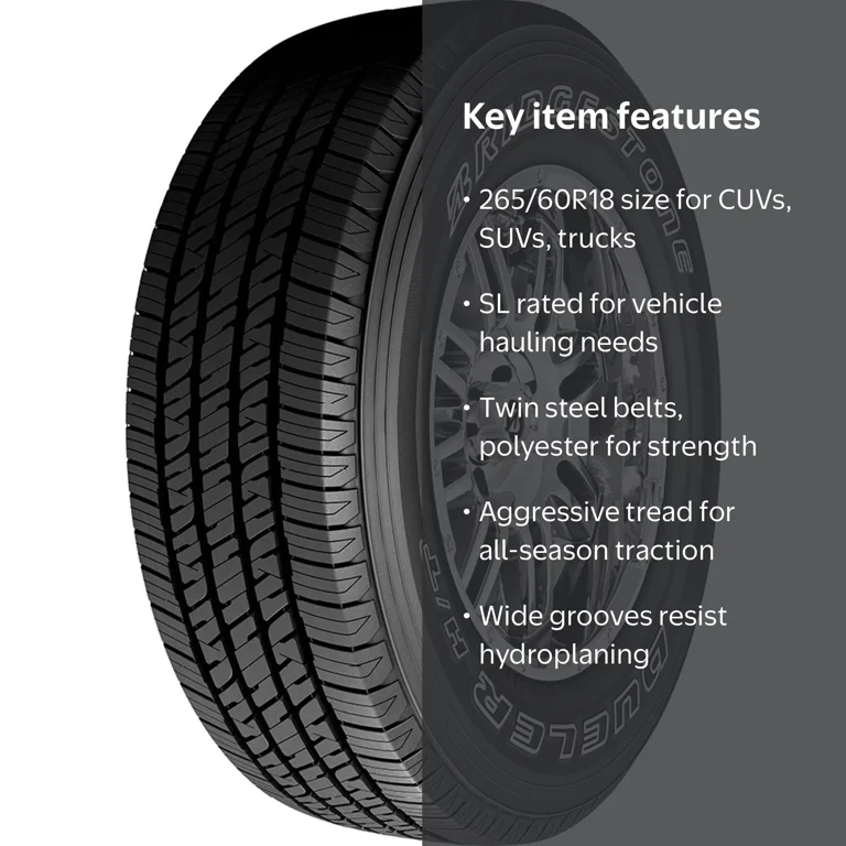 Bridgestone Dueler H/T 685 All Season 265/60R18 110T Light Truck