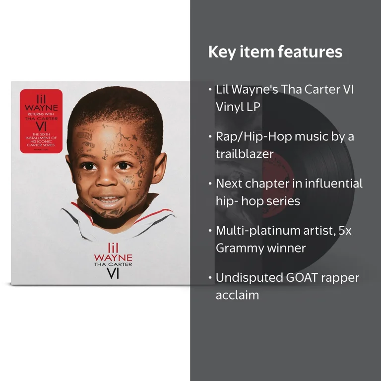 Lil Wayne – Tha Carter VI – Vinyl - Walmart.com