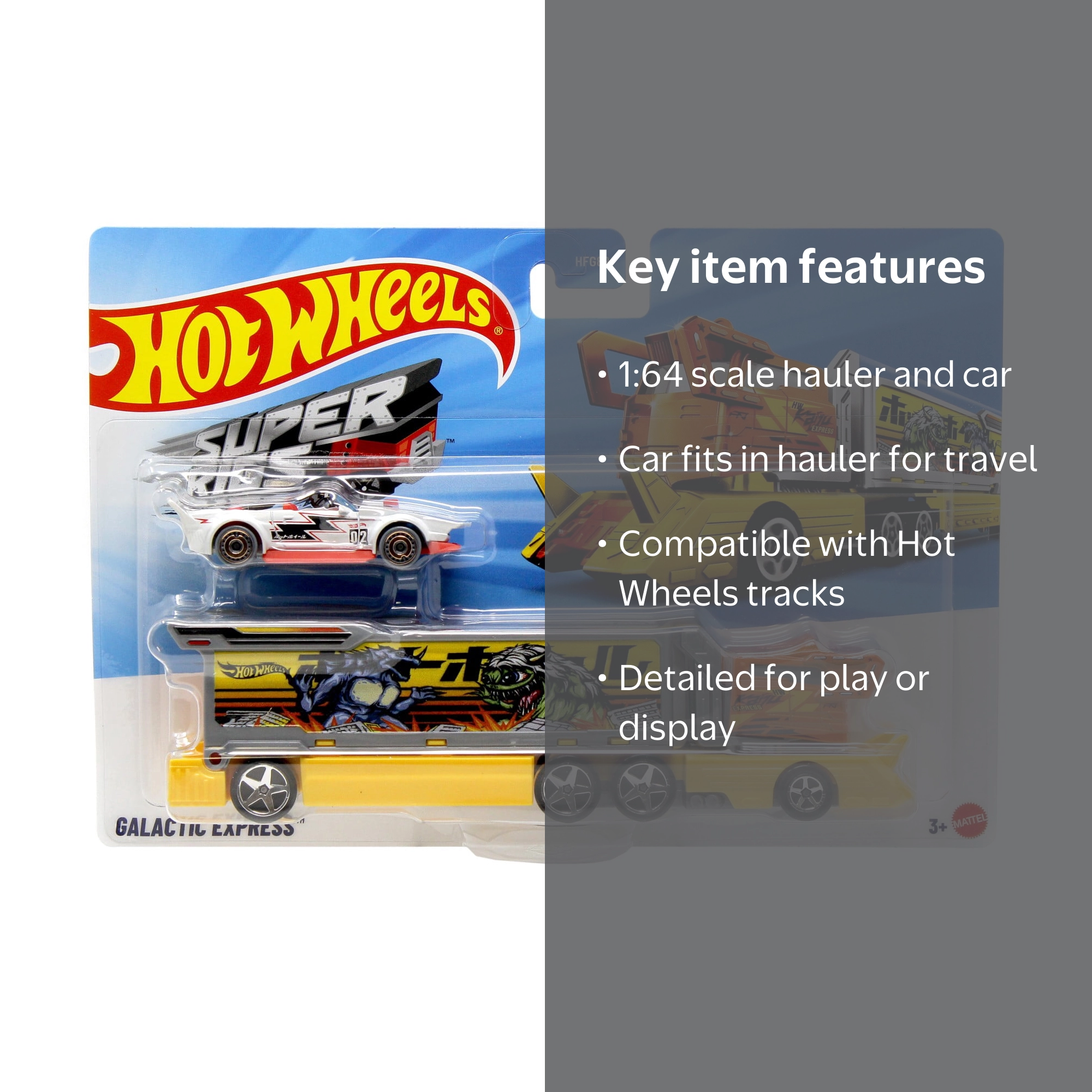 Hot Wheels Super Rigs Galactic Express Diecast Car - Walmart.com