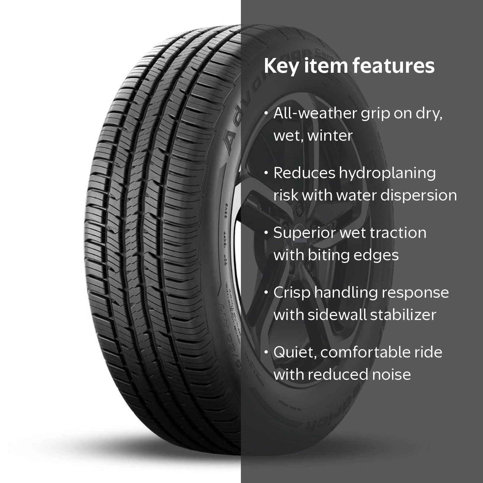 BFGoodrich Advantage Control 215/60R16 95H All Season Passenger