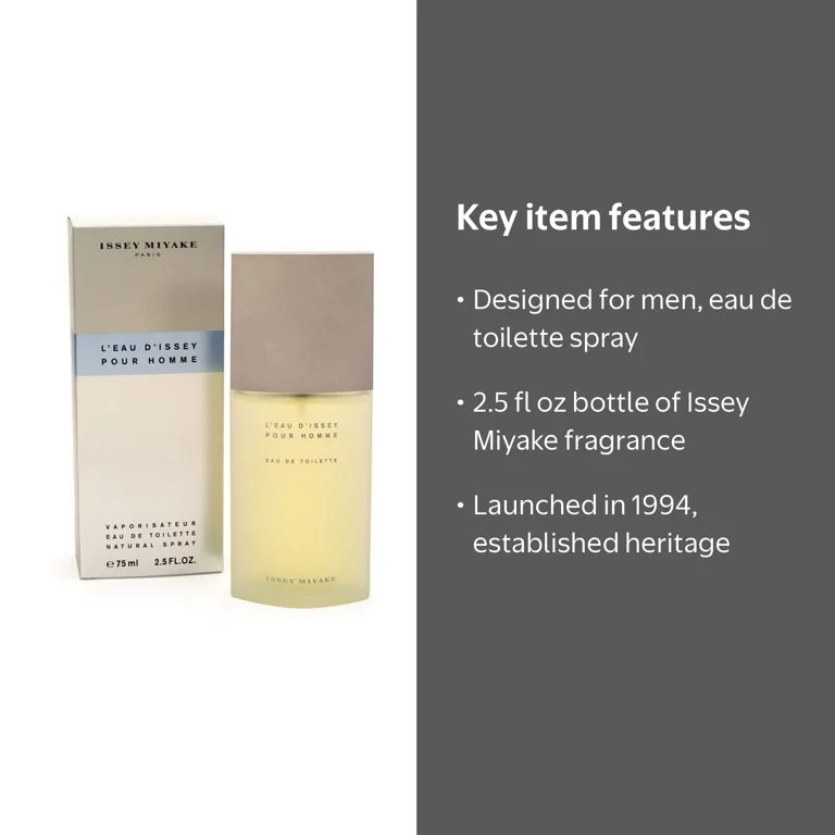 Issey Miyake L'Eau D'Issey Cologne for Men, 2.5 fl oz - Walmart.com