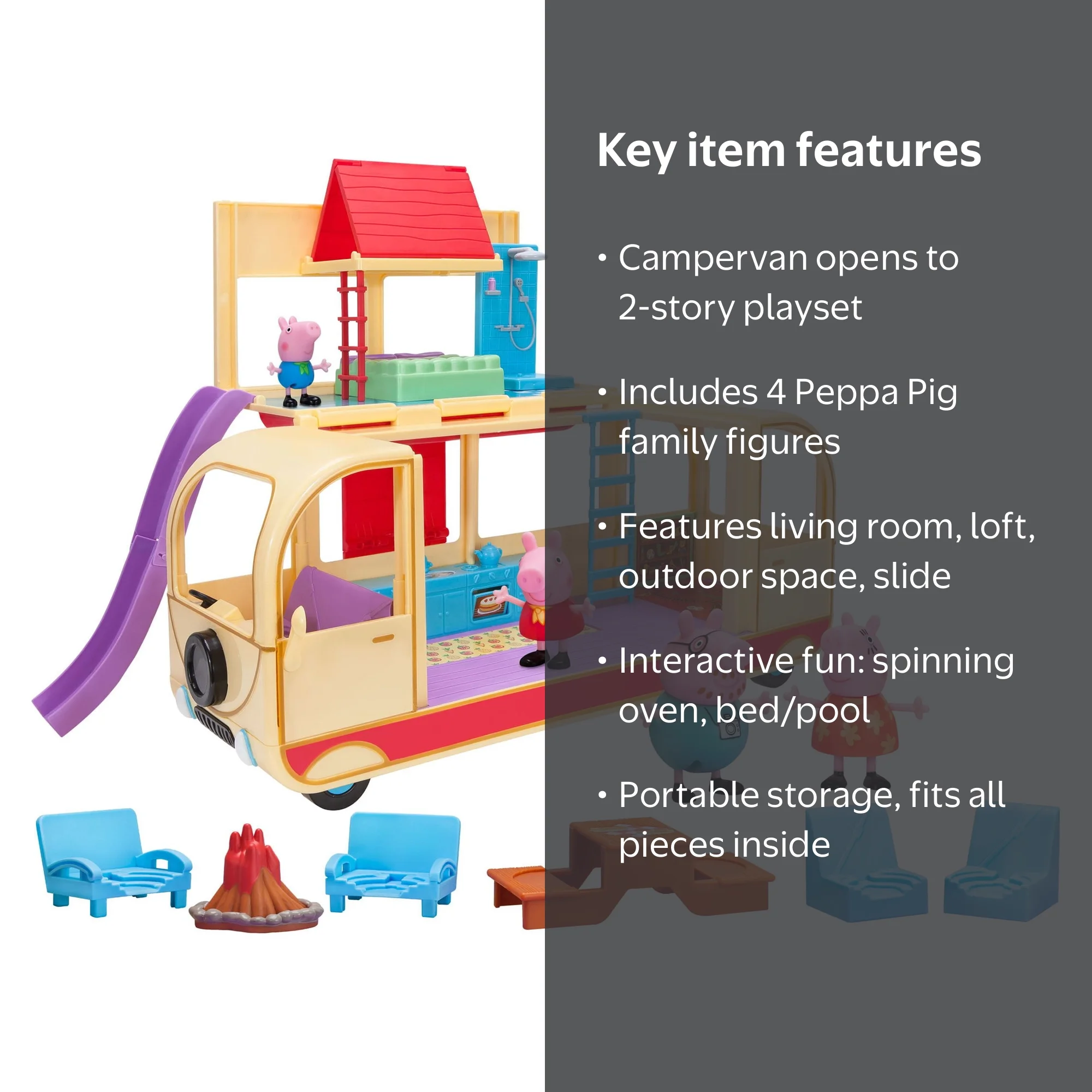 Peppa' Campervan Playset - Plush doll kits for hobby shops