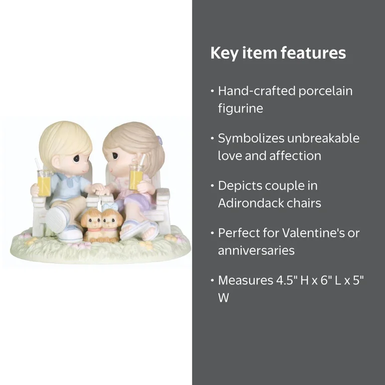 Precious Moments Always Be By My Side Figurine, Bisque Porcelain