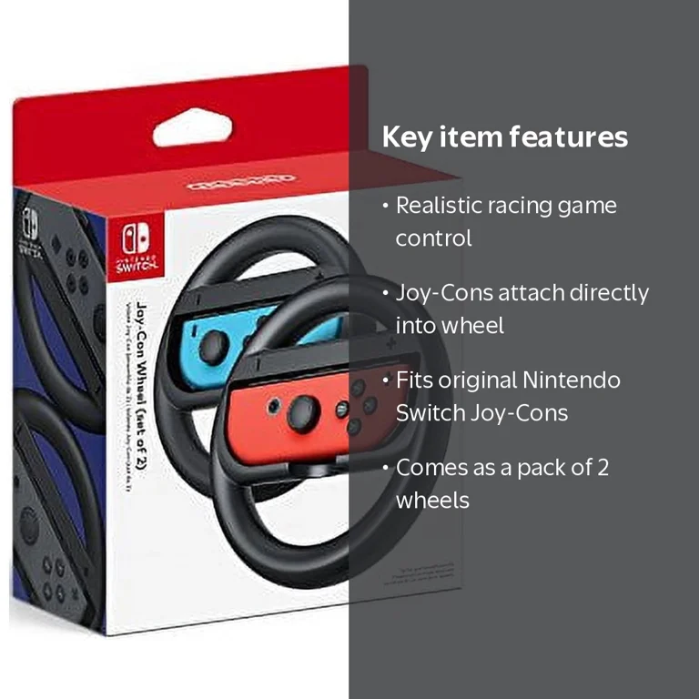 Nintendo, Joy-Con Wheel, Set of 2, for Nintendo Switch - Walmart.com