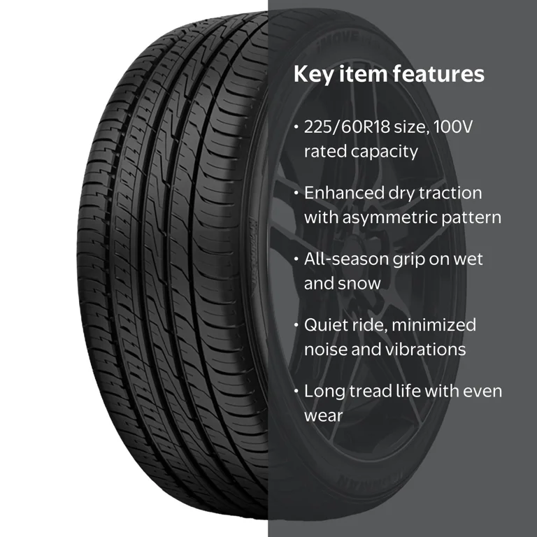 Ironman, Tire, iMOVE GEN 3 AS 225/60R18 100V, All-Season