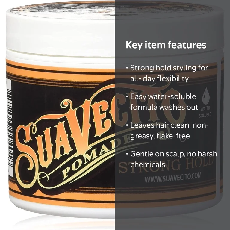 Suavecito, Pomade, Strong Hold, Medium Shine, 5 oz - Walmart.com