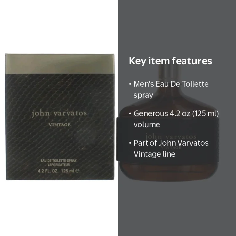 John Varvatos, Eau De Toilette Spray, Vintage, 4.2 oz - Walmart.com