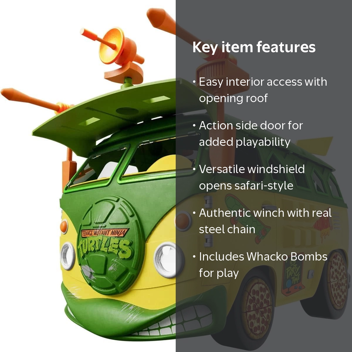 Super7 Teenage Mutant Ninja Turtles Ultimates Party Wagon Vehicle