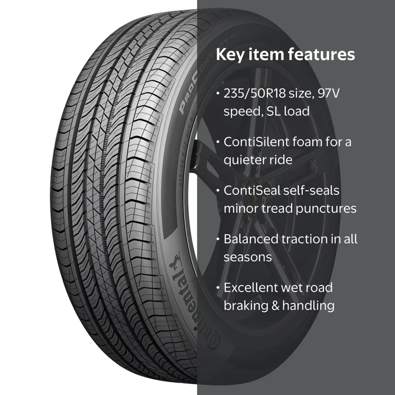 Continental ProContact TX All Season 235/50R18 97V Passenger Tire