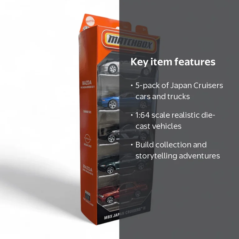 Matchbox 5 pack MBX Japan Cruisers - Walmart.com