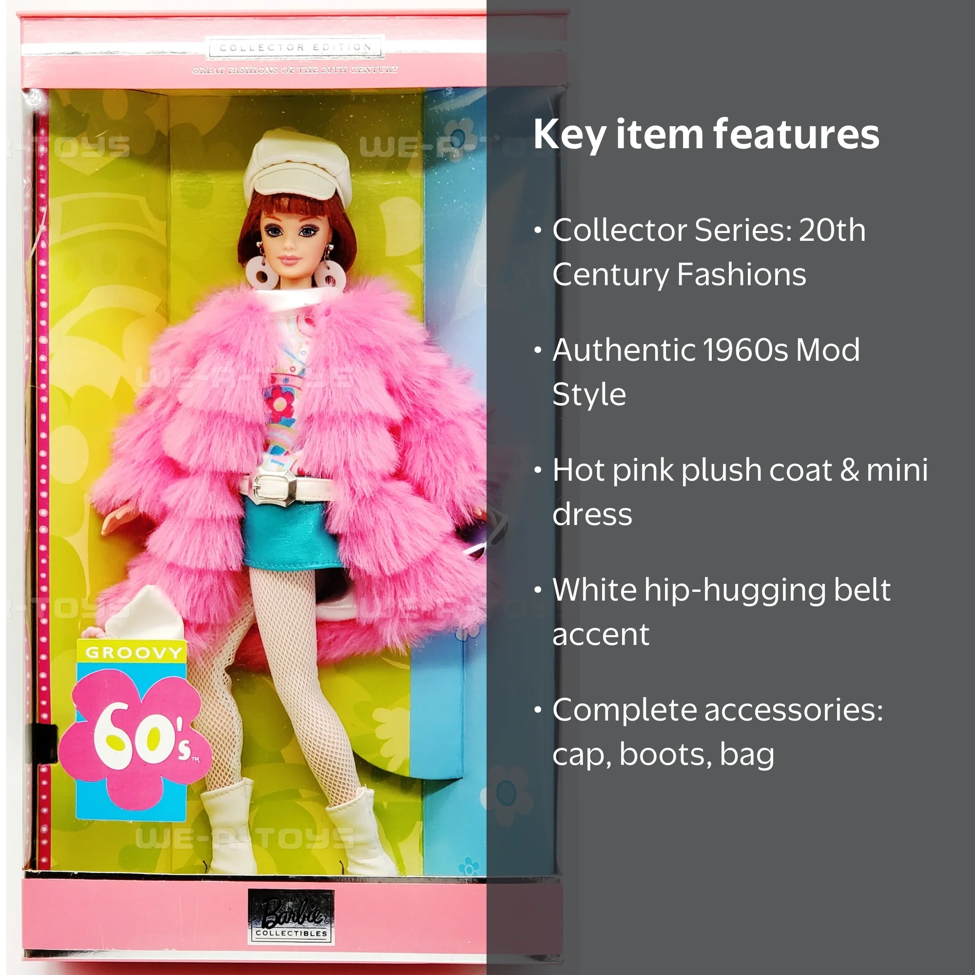 Barbie Great Fashions of the 20th Century Doll, Groovy 60's, 2000