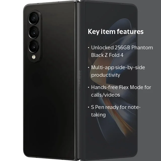 Samsung, Smartphone, F936U1 256GB, Refurbished Black - Walmart.com