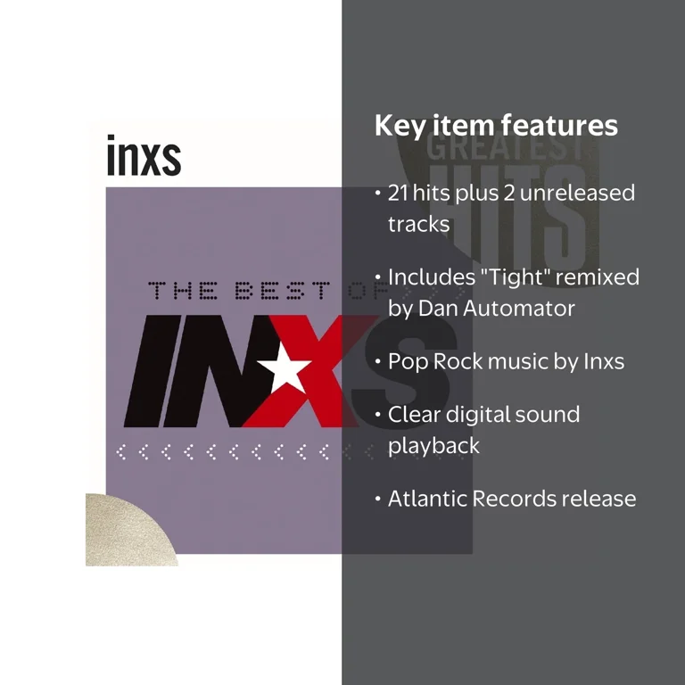 Inxs - The Best Of INXS - Music & Performance - CD, 21 Hits