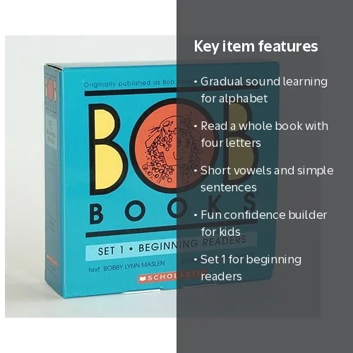 Bob Books First! Set 1, Beginning Readers, Letter Sounds - Walmart.com