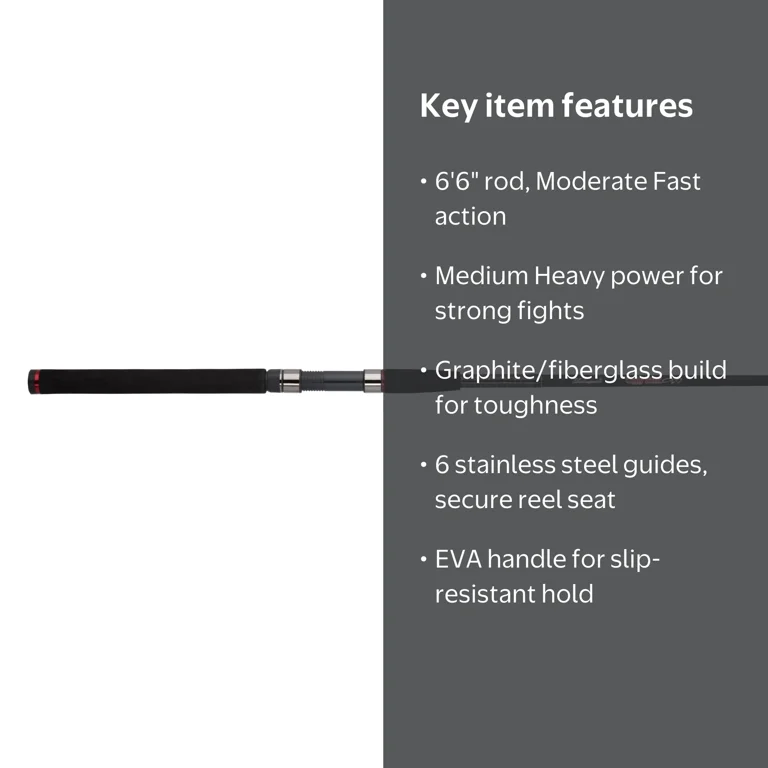 medium vs medium heavy ugly stik gx2 6' Spinning Rod, Three Piece Spinning Rod, 6-15lb Line Rating, Rod Power, Moderate Fast Action, 1/8-5/8 oz. Lure Rating : Sports & Outdoors Rods by Ugly Stik Ugly Stik GX2 Spinning Rod
