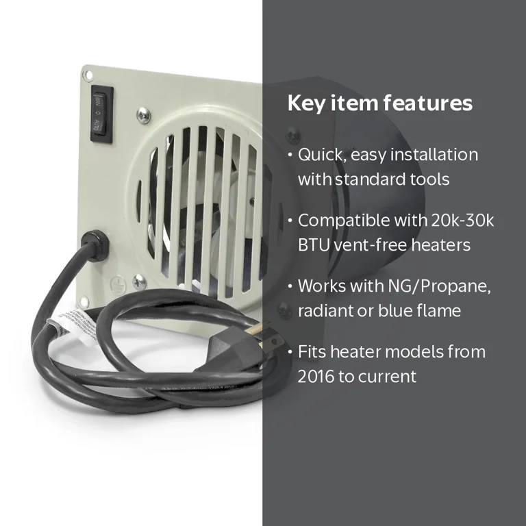 Mr. Heater F299201 Home Vent Free Electric Blower Fan Kit for