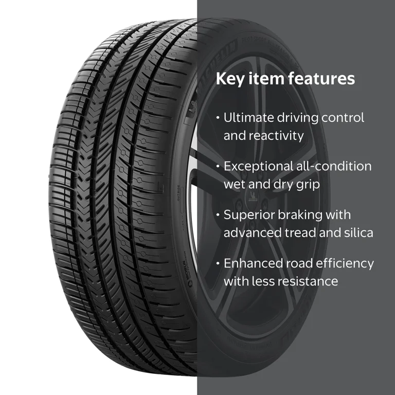 Michelin Pilot Sport All Season 4 235/35ZR19 91Y XL Tire - Walmart.com