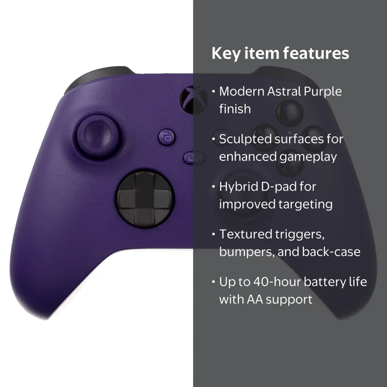 Microsoft Xbox Wireless Controller - Astral Purple - New