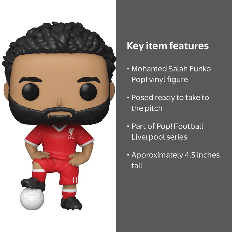 Funko POP リバプール フィギュアセット 5体まとめ売りモハメド・サラー Funko Pop! Vinyl Figure Football: Mohamed Salah, Liverpool, 4.5