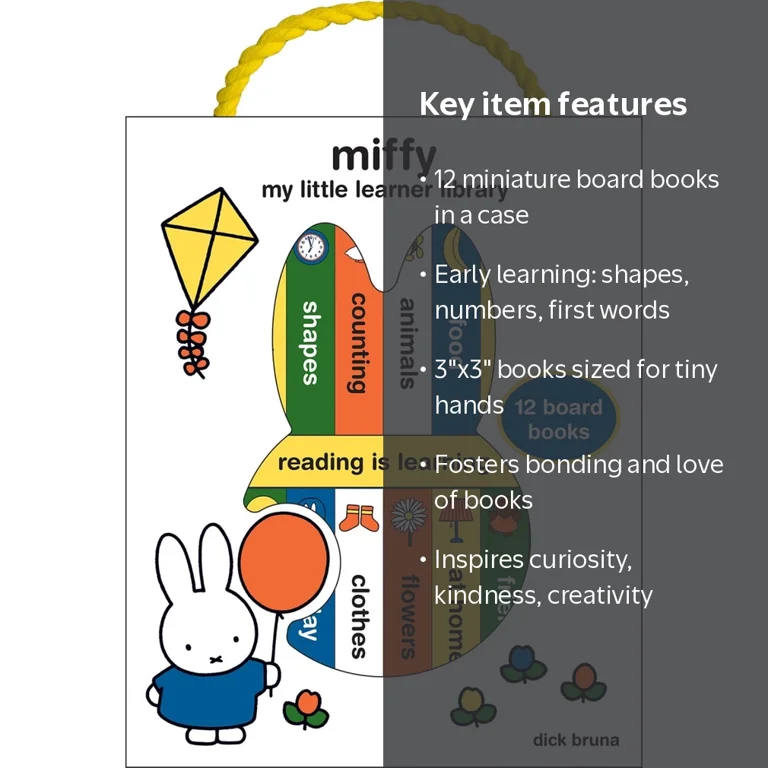 Miffy My Little Learner Library (Board Book) - Walmart.com